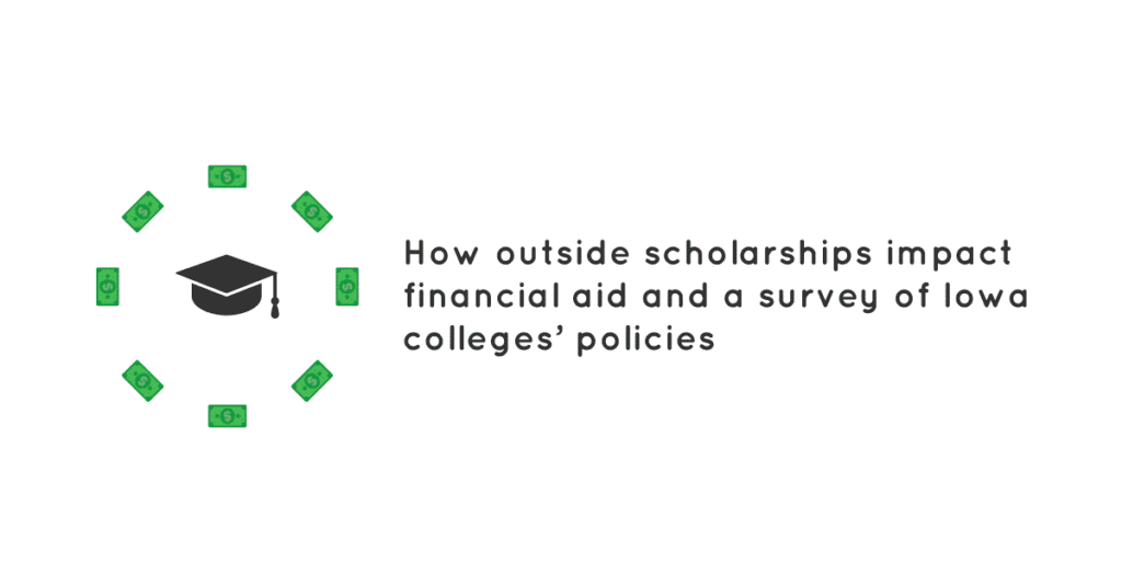 How Outside Scholarships Impact Financial Aid and a Survey of Iowa Colleges’ Policies