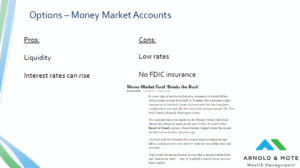 money market accounts pros and cons
