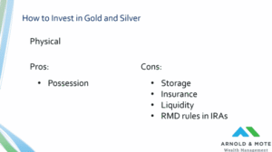 how to invest in gold and silver physical