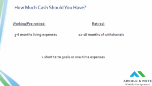 do i have too much cash